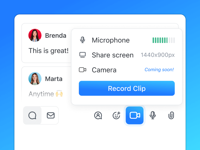 Create a Clip in any convo