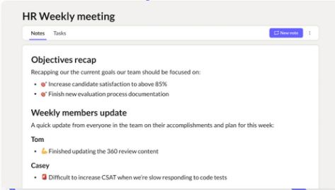 HR meeting agenda template