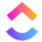 clickup logo square