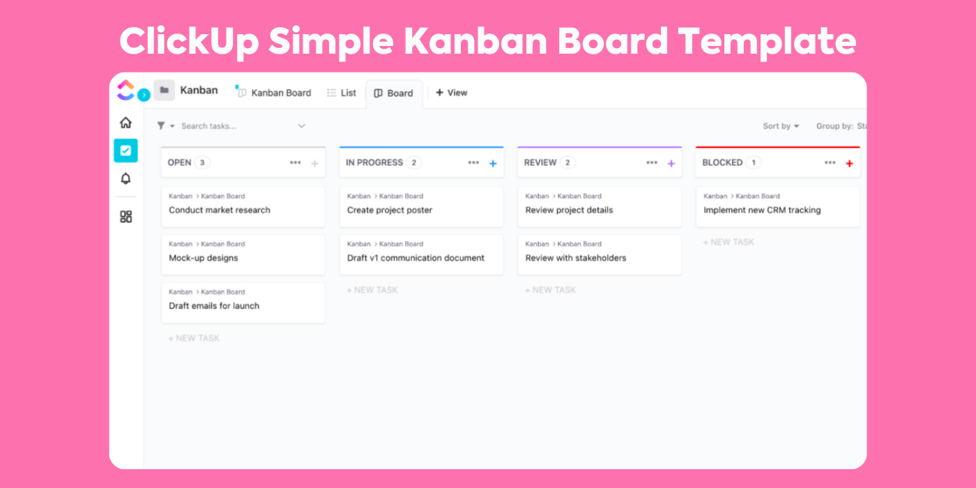 Bring all of your tasks, deadlines, and project details into one place with the Simple Gantt Chart Template by ClickUp